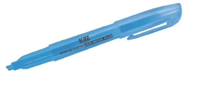 CANETA MARCA TEXTO KAZ NEON PLUS